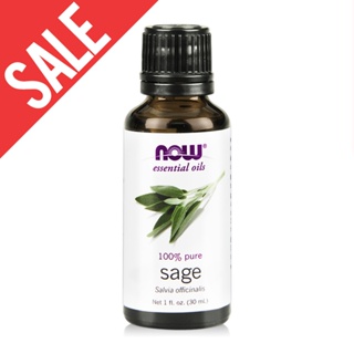 買一送一【NOW】Sage Oil 鼠尾草純精油(30 ml) /美國原瓶原裝/香氛/淨化