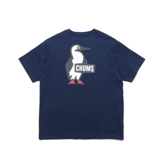 CHUMS 男 Booby Logo T-Shirt短袖上衣 深藍-CH012279N001