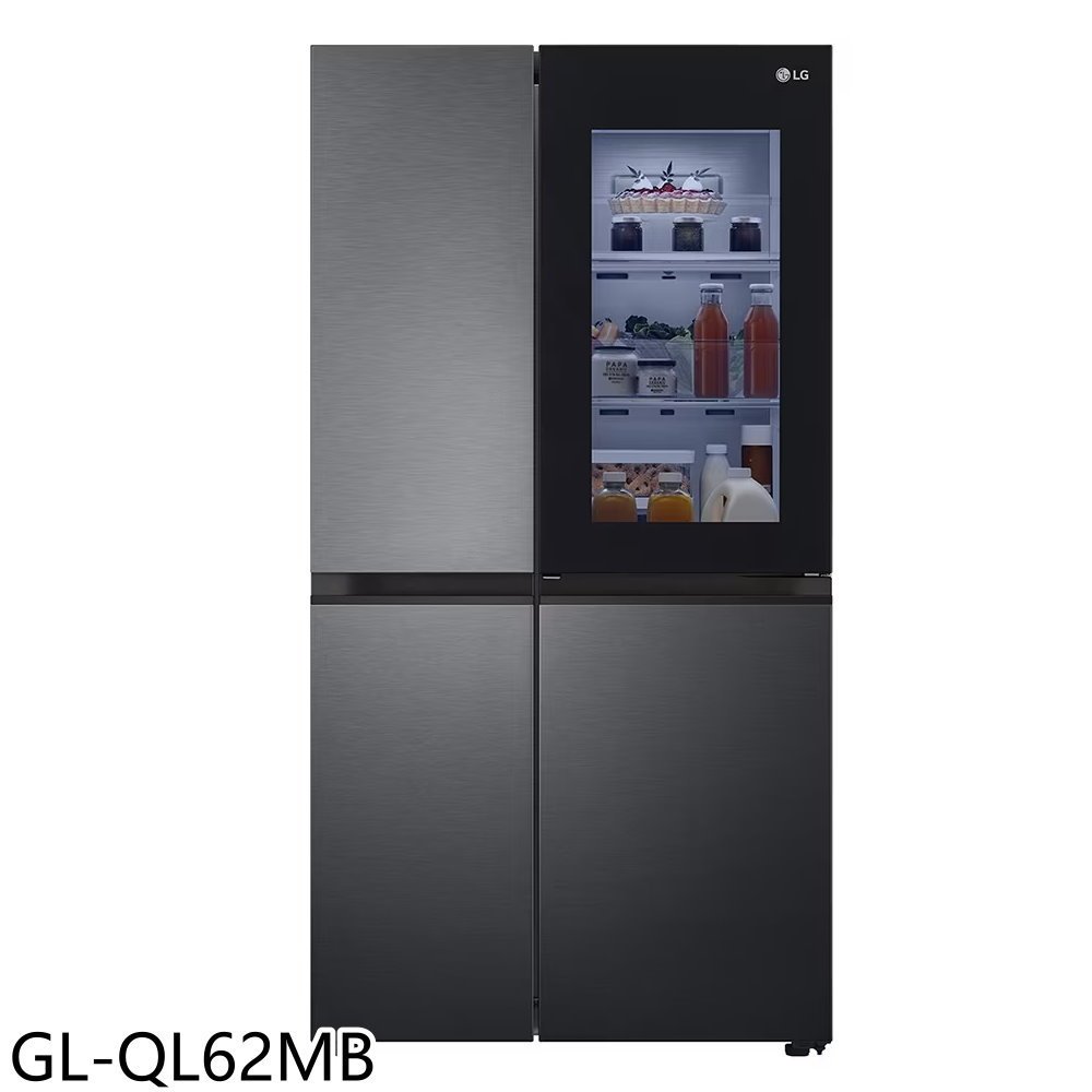 LG樂金【GL-QL62MB】653公升敲敲看門中門對開冰箱(含標準安裝) 歡迎議價