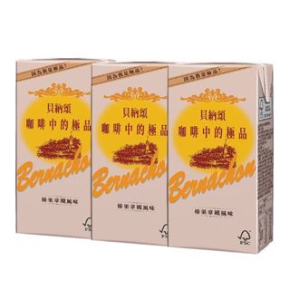 貝納頌榛果風味咖啡375ml×3入