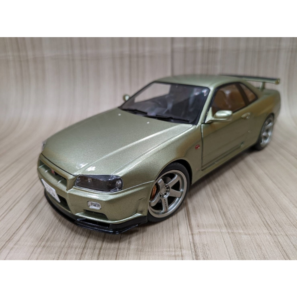 宗鑫 SOLIDO S1804308 Nissan Skyline GTR (R34) 1999 金屬綠