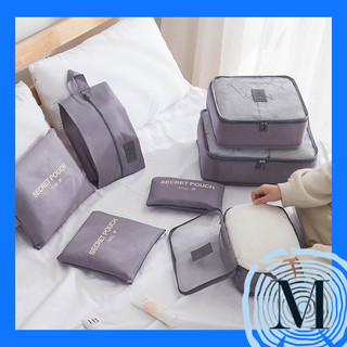 Travel Bag 7in1 Luggage Storage Organizer Tas Koper MKG76