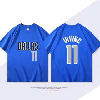 💖歐文Kyrie Irving厄文短袖純棉T恤上衣💖NBA球衣小牛獨行俠隊運動圓領棉T衣服T-shirt男T女籃球衣A3