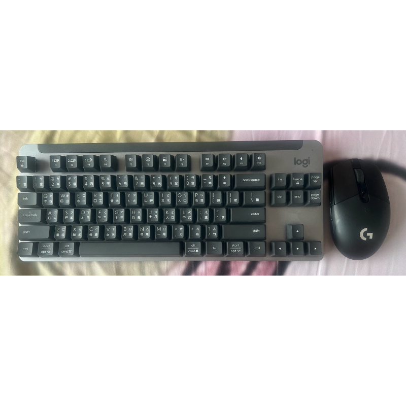 羅技機械鍵盤K855+羅技滑鼠G304