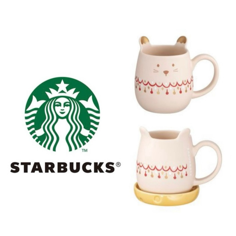 🐘大象屋美妝🌟STARBUCKS 星巴克 STAR153 鼠年星意馬克杯組 超萌造型馬克杯-HU6