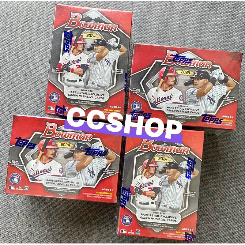 【CCSHOP】2024 Topps Bowman Blaster卡盒一盒MLB棒球球員卡盒