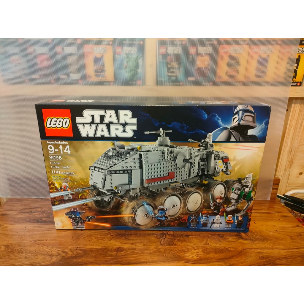 【玩樂高】LEGO 樂高 8098 克隆渦輪坦克 拆盒黏回