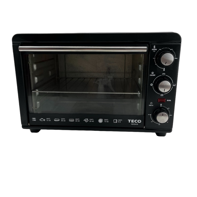 ❮二手❯ TECO 東元 大容量電烤箱 20L 大烤箱 3段火力 烤箱 YB2002CB 料理烤箱 電烤箱 可調式溫度計