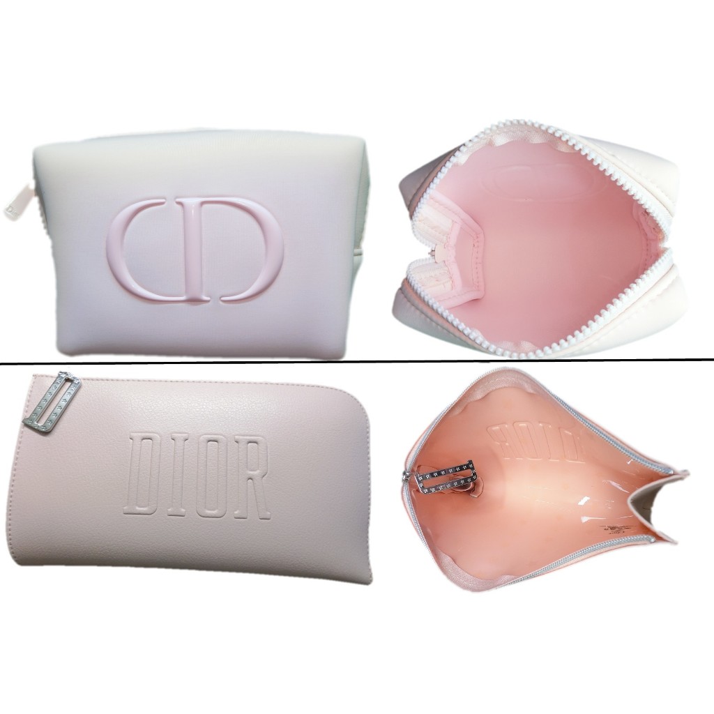 ㊣ CD Dior 迪奧 LOGO玫瑰粉包 化妝包 手拿包 (多款) ◇三寶◆