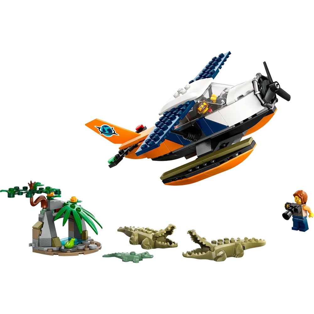 LEGO樂高 City城市系列 叢林探險家水上飛機 LG60425
