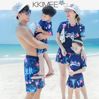KKimee╭＊【親子裝】【情侶裝】【SB74】兩件式泳衣比基尼溫泉 情侶 遊泳衣 大尺碼 BIKINI