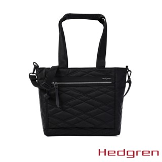 Hedgren INNER CITY系列 HIC433 ZOE款式 RFID防盜 托特包 菱格黑II