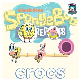 🥚蛋蛋工坊🥚《crocs 配件 》官方 新款 鞋釦 洞洞鞋 crocs Jibbitz 限定 可愛 海綿寶寶 派大星