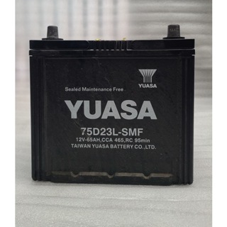 二手堪用品-湯淺 YUASA 免加水汽車電池 75D23L