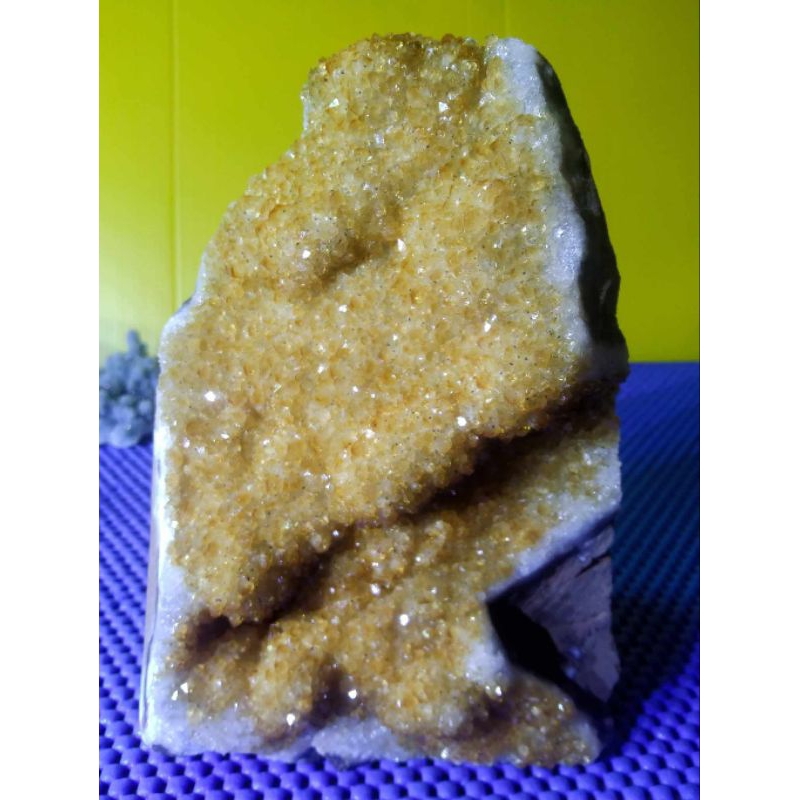 ✨招財水晶小棧✨原礦黃水晶鎮