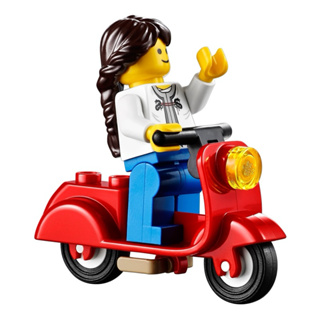 LEGO 樂高10243 紅色 偉士牌 機車 全新品, 參考 速可達 摩托車 40517