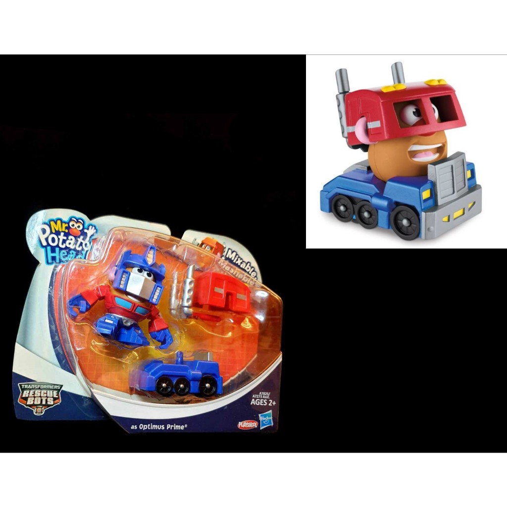 B-18 ： 迷你蛋頭 柯博文 MR. POTATO HEAD PLAYSKOOL 變形金剛 蛋頭先生 豪華組　富貴玩具