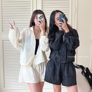 「FOR GIRLS」懶人夏日必備☀️防曬套裝 女生防曬衣 女生上衣 女生外套 女生套裝 set 女生短褲
