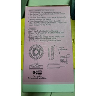 三麗鷗，桌上型USB電風扇，全新