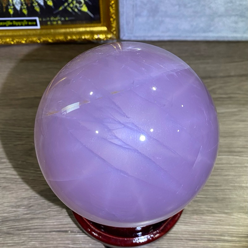 馬達加斯加  11公分 12芒星🌟 天然粉水晶球