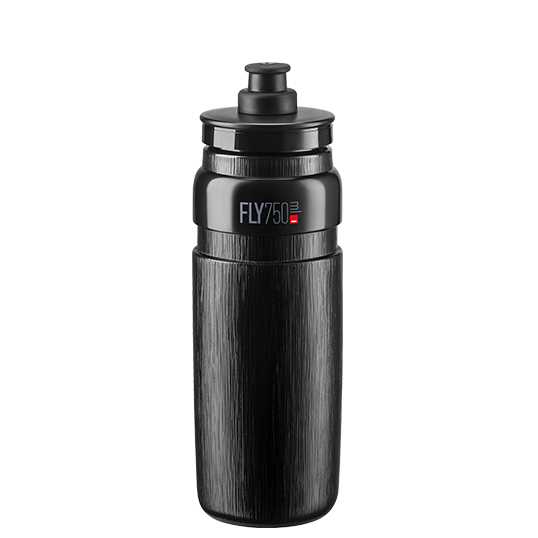 Elite Fly 自行車水壺 霧黑色 750ml