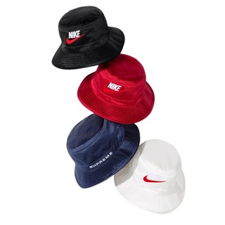 全新 Supreme x Nike SS24 DAZZLE CRUSHER 超限量聯名漁夫帽 刺繡 logo 帽子