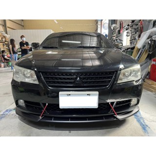 三菱 lancer fortis 競速版 消光黑 前下巴 前鏟 前定風翼 前擾流板 下擾流板 保險桿 改裝下巴 通用下巴