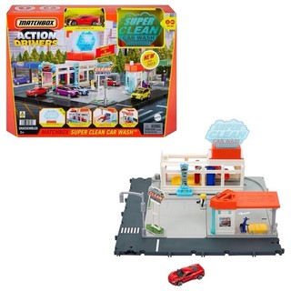 風火輪 美泰兒 MATTEL 火柴盒小汽車 超級洗車中心 MMB12704 Matchbox 1:64 小汽車 合金車