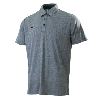 人人愛運動 美津濃MIZUNO Slim FIT合身版型 男款短袖POLO衫 32TABA0206 (麻灰)
