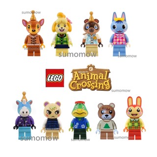 一組9隻 {全新} 動物森友會 人偶全套 LEGO 樂高 關鍵字: 77050 77049 77050