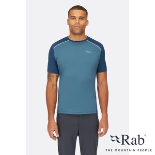 Rab Men's Force Tee 男款 圓領短袖透氣排汗衣 QBL-05-OBT 獵戶藍/暴風藍