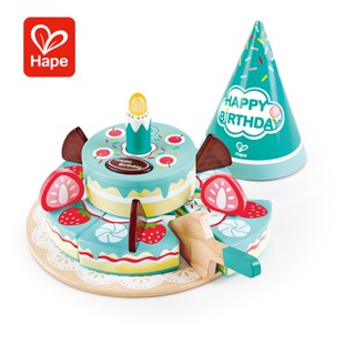 【德國Hape】雙層生日蛋糕切切樂 玩具 兒童玩具 家家酒