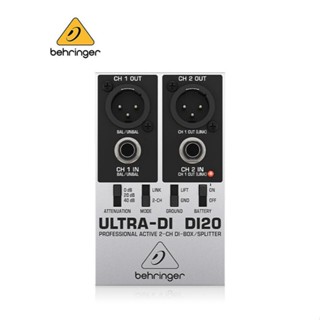 【現代樂器】免運！德國 Behringer 耳朵牌 ULTRA-DI DI20 主動式訊號轉換 兩軌DI