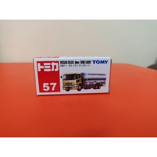 Tomica 舊藍標 57 NISSAN DIESEL Quon TANK LORRY 油罐車