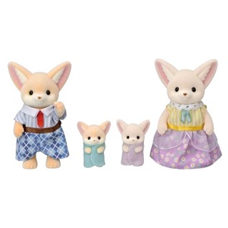 Sylvanian Families<日本森林家族>溫馨家庭人物配件 耳廓狐家庭套組(人物*4 一家四口)家家酒玩具