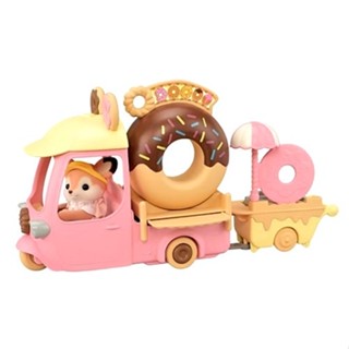 Sylvanian Families<日本森林家族>溫馨家庭通工具配件 梅花鹿甜甜圈餐車套組(餐車 配件*34 人物)