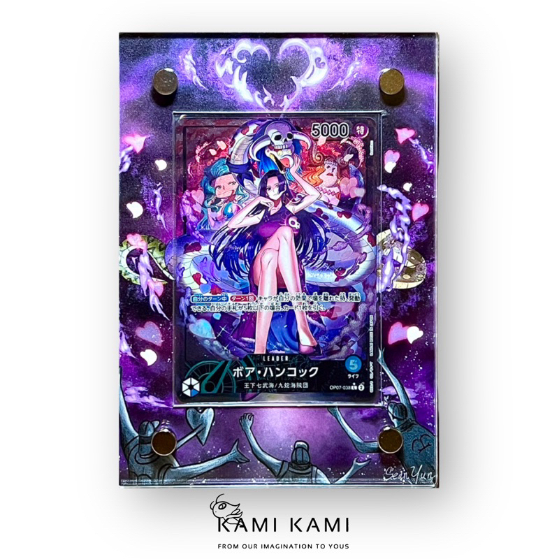 (不含卡片)女帝大頭擴散式卡磚 #女帝領航 #女帝大頭 #女帝異圖 #蛇姬大頭 #蛇姬領航 #op07