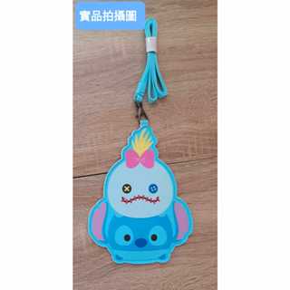 全新正版現貨迪士尼 可愛❤️🧡💜Tsum 頸掛票卡套 悠遊卡套 滋姆 票卡夾 行李吊牌 附頸帶 識別證套學生證 禮物