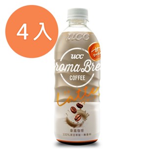 新ucc 艾洛瑪拿鐵咖啡 500ml(4入)/組 【康鄰超市】