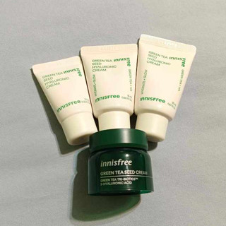 全新 innisfree 悅詩風吟 綠茶籽玻尿酸保濕霜 10ml 15ml 20ml 30ml 全新 現貨 乳霜小樣
