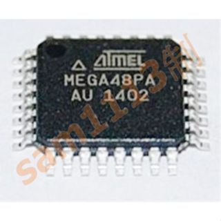 113單晶片 ATMEGA48PA-AU TQFP-32 ATMEL 8K快閃記憶 微控 ATMEGA48 >>5個