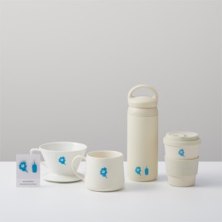 AirRoom 正品 MARIMEKKO 小花 BLUE BOTTLE COFFEE 聯名 藍瓶 保溫瓶 馬克杯 別針