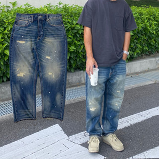 【AND THEN】（每天出貨） ✨自訂款✨ 第四代 丹寧 牛仔褲 水洗 赤耳 布邊 刷壞 破壞 牛仔褲 丹寧 牛仔錐形