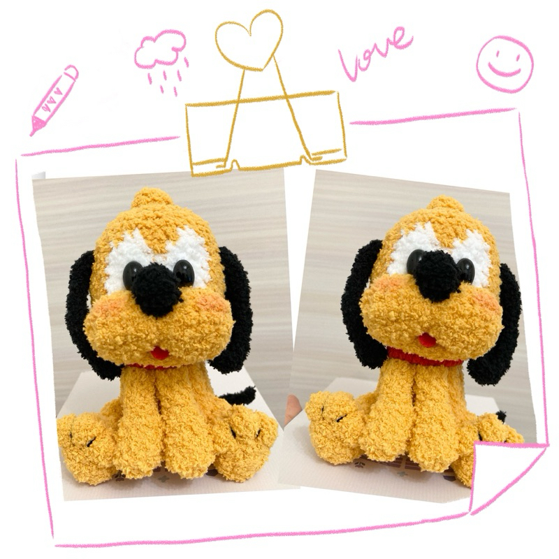 挑食手工藝-布魯托娃娃、手工編織，鉤針娃娃、鉤針。編織。手工。小可愛線，擺件。擺設，布魯托。玩偶。絨毛玩具。絨毛娃娃