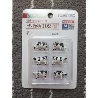 TOMYTEC 動物 102 乳牛(1/150 N規鐵道人形人物場景情景造景微型縮小袖珍手作模型)266075 亞歐市集