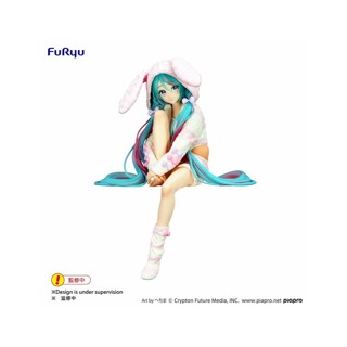 Furyu 景品 初音 泡麵蓋公仔 兔耳帽T ver. 東海模型