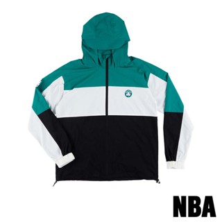 NBA 賽爾提克 拼接 風衣 外套【33251160】長袖 防風衣 防潑水 騎車外搭 連帽外套 CELTICS