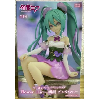 FGS> 正版 日版 FuRyu 初音未來 MIKU Flower Fairy 牽牛花粉色 朝顏 泡麵蓋杯麵壓麵美女公仔