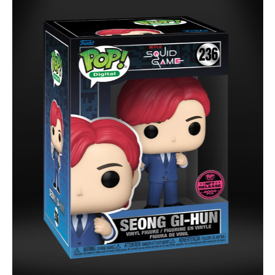 C&J 限量版 現貨 FUNKO POP NFT 魷魚遊戲 成奇勳 456 236 第二季 紅髮