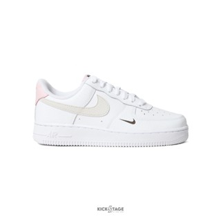 NIKE AIR FORCE 1'07 櫻花奶油 AF1 雙勾 壓印小勾 荔枝皮 休閒鞋 女鞋【HF9992-100】